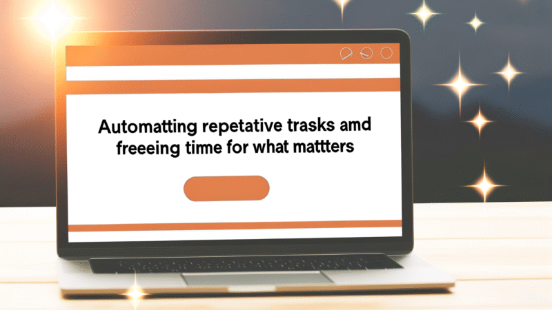 Automatize Tarefas Repetitivas e Libere Tempo para o que Importa